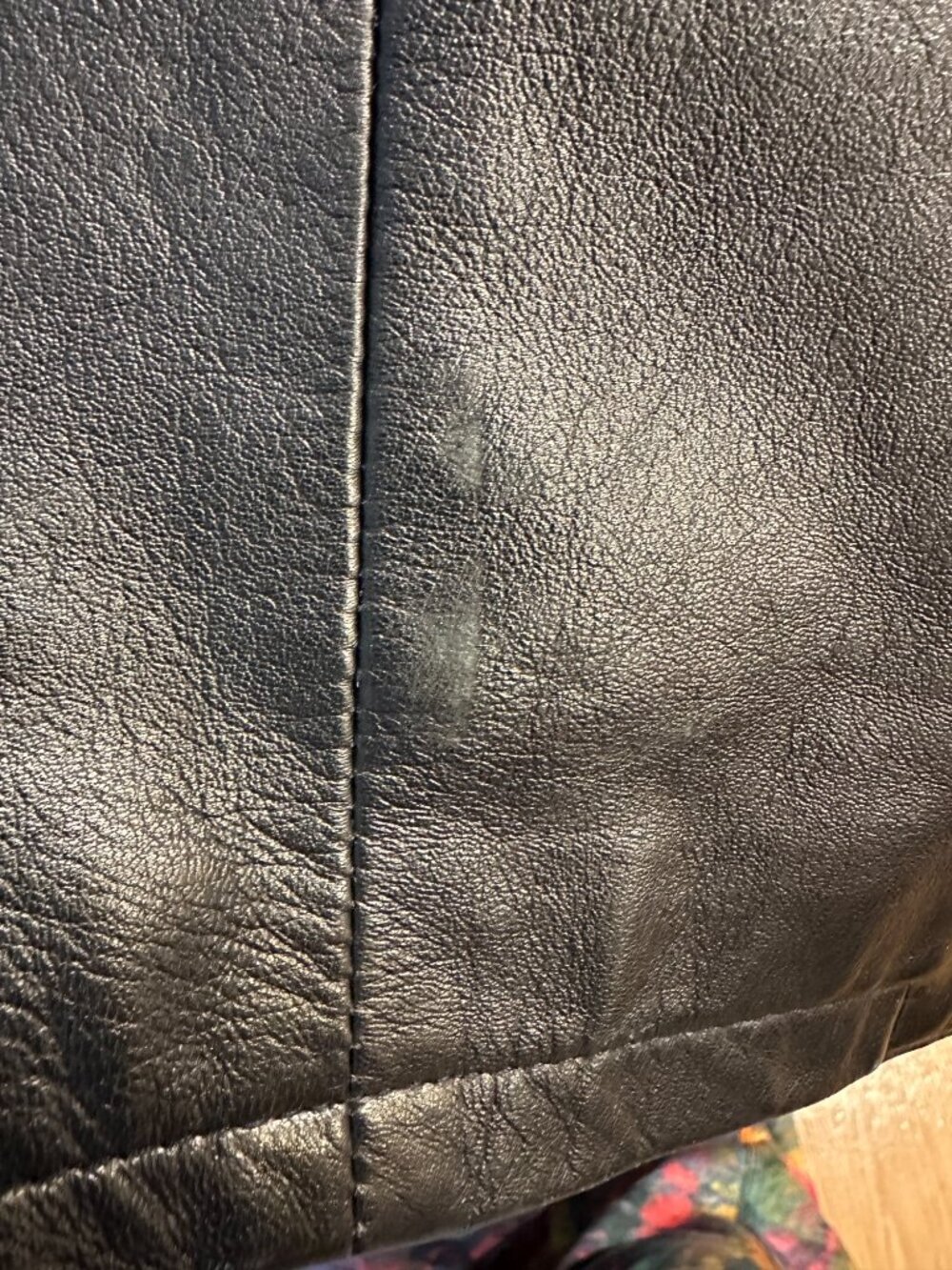 Vintage Guccini Leather Co Black Genuine Leather Blazer Coat 2XL - Picture 15 of 16